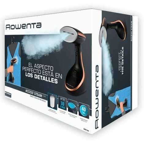 Rowenta Dr9100 Access Steam Care Ferro Da Stiro Verticale A Vapore Sanificante Potente E Versatile Con Supporto Verticale E 3 Accessori Inclusi, 2 Impostazioni Di Vapore, Potenza 1600 W, 200 Ml, Nero 6 Rowenta Dr9100 Access Steam Care Ferro Da Stiro Verticale A Vapore Sanificante Potente E Versatile Con Supporto Verticale E 3 Accessori Inclusi, 2 Impostazioni Di Vapore, Potenza 1600 W, 200 Ml, Nero - immagine 4