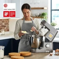 Kenwood KWL90.034SI Impastatrice Planetaria Titanium Chef Patissier XL Con Ciotola EasyWarm Da 7L, Bilancia Integrata E Frullatore, Illuminazione In Ciotola, 10 ANNI DI GARANZIA SUL MOTORE, SIlver 9 Kenwood KWL90.034SI Impastatrice Planetaria Titanium Chef Patissier XL Con Ciotola EasyWarm Da 7L, Bilancia Integrata E Frullatore, Illuminazione In Ciotola, 10 ANNI DI GARANZIA SUL MOTORE, SIlver -Elettrodomestici Negozio 89659452 3