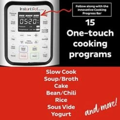 Instant Pot Pentola A Pressione Elettrica DUO PLUS 5.7L. 15 Programmi Intelligenti: Pentola A Pressione, Pentola Riso, Pentola A Cottura Lenta, Cottura A Vapore -Elettrodomestici Negozio 89660522 5