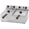 Friggitrice Elettrica Professionale 10+10 Litri Doppia Vasca In Acciaio Inox Per Pub Bar Ristoranti Da Banco -Elettrodomestici Negozio 91343446 1