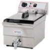 Friggitrice Elettrica Professionale 10 Litri Singola Vasca Con Scarico In Acciaio Inox Per Pub Bar Da Banco -Elettrodomestici Negozio 91343479 1