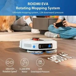 Roidmi EVA Base Cleaning Robot (Bianco) 11 Roidmi EVA Base Cleaning Robot (Bianco) -Elettrodomestici Negozio 91927111 5