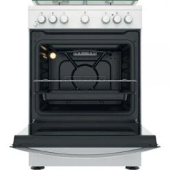 Indesit IS67G4PHW/E Cucina Gas Nero, Bianco A -Elettrodomestici Negozio 91987405 3