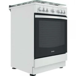 Indesit IS67G4PHW/E Cucina Gas Nero, Bianco A -Elettrodomestici Negozio 91987405 4