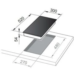 DeLonghi De’Longhi PIN 32 Piano Cottura Nero Da Incasso 30 Cm Piano Cottura A Induzione 2 Fornello(i) -Elettrodomestici Negozio 91987410 3