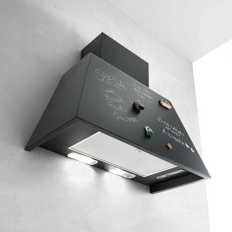 Cappa A Parete K129 NERO LAVAGNA 800mm 4 Cappa A Parete K129 NERO LAVAGNA 800mm - immagine 2