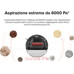 Roborock S8，Aspirateur Robot Blanc PreciSense® LiDAR Navigation Brosse DuoRoller Cartographie 3D Puissance 6000pa Système VibraRise®（Mise à Niveau Du S7）- S8 -Elettrodomestici Negozio 92920255 3