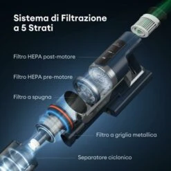Ultenic FS1 - Aspirapolvere Senza Fili - Stazione Di Svuotamento Automatico - 30Kpa/450W - 60 Min - Multifunzione -Elettrodomestici Negozio 93341689 5
