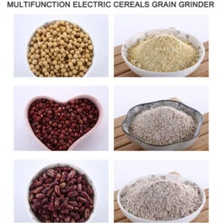 Multifunzione Smash Machine Elettrico Cereali Macinacereali Mulino Spezie Erbe Polverizzatore Macchina Per Macinare Strumento Macinacaffè Elettrico In Acciaio Inossidabile Per La Casa (EU) (Blu) -Elettrodomestici Negozio 93428404 4