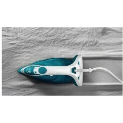 Tefal EasyGliss Plus FV5737 Ferro Da Stiro A Secco E A Vapore Durilium 2500W Turchese/Bianco -Elettrodomestici Negozio 93963584 4