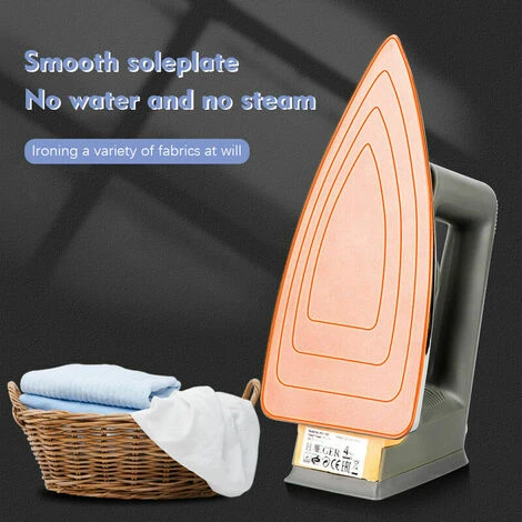 Ferro Da Stiro A Secco Vecchio Stile 2200 W, Regolazione Della Temperatura A Tre Stadi, Riscaldamento Rapido, Piastra Inferiore In Acciaio Inossidabile - 5 Ferro Da Stiro A Secco Vecchio Stile 2200 W, Regolazione Della Temperatura A Tre Stadi, Riscaldamento Rapido, Piastra Inferiore In Acciaio Inossidabile - - immagine 3
