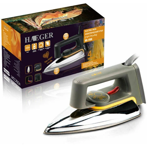 Ferro Da Stiro A Secco Vecchio Stile 2200 W, Regolazione Della Temperatura A Tre Stadi, Riscaldamento Rapido, Piastra Inferiore In Acciaio Inossidabile - 6 Ferro Da Stiro A Secco Vecchio Stile 2200 W, Regolazione Della Temperatura A Tre Stadi, Riscaldamento Rapido, Piastra Inferiore In Acciaio Inossidabile - - immagine 4