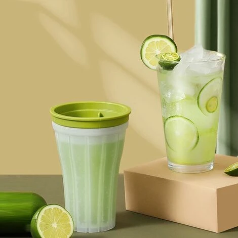 Gelatiera Granita, Coppa Granita 150ml, Frullatore, Coppa Gelato Granita, Coppa Frullato Gelato - Verde 4 Gelatiera Granita, Coppa Granita 150ml, Frullatore, Coppa Gelato Granita, Coppa Frullato Gelato - Verde - immagine 2