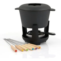 BBQ-Toro Set Per Fonduta In Ghisa Da 13 Pezzi Per 6 Persone 1 L Stagionato -Elettrodomestici Negozio 94789799 4