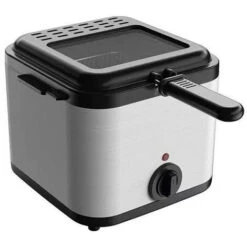 Friggitrice Elettrica Da 2,5 Litri Per Uso Domestico Piccola 1000 W Ad Alta Potenza Multifunzione Friggitrice In Acciaio Inossidabile Kebab Macchina Per Patatine Fritte (argento, Spina Europea) -Elettrodomestici Negozio 94914313 3