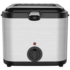 Friggitrice Elettrica Da 2,5 Litri Per Uso Domestico Piccola 1000 W Ad Alta Potenza Multifunzione Friggitrice In Acciaio Inossidabile Kebab Macchina Per Patatine Fritte (argento, Spina Europea) -Elettrodomestici Negozio 94914313 4