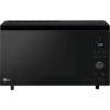 LG MJ3965BPS Forno Microonde Smart Inverter Combinato E Ventilato Con Doppio Grill, 39 Litri, 1350 W, Programmi Automatici, 5 Livelli Di Potenza, Piatto Microonde Crispy Incluso - Nero Fumè