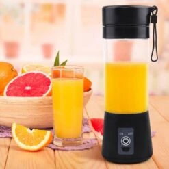 Mixer Smoothie Maker Spremiagrumi Portatile: 380 Ml, Frullatore Personale Con 6 Coltelli In Acciaio Inox, Portatile, Senza BPA, Con Bicchiere Di Miscelazione USB Per Frullati E Succhi Di Frutta -Elettrodomestici Negozio 95814625 4
