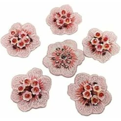10 Pezzi Ricamo Fiore Rosa Modello Cucire Su Toppe Per Abbigliamento Appliques Accessori Fai Da Te -Elettrodomestici Negozio 96227254 5
