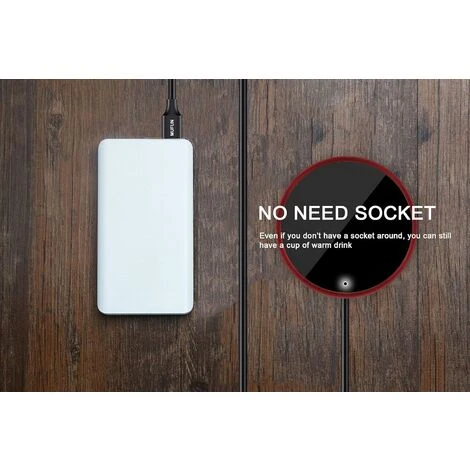 Scaldatazze LITZEE, Scaldatazze, Scaldatazze USB, Scaldatazze Da Tavolo Portatile, Per Scaldatazze Per Cacao, Tè, Latte, Bevande, Per Regali Di Caffè。 Rosso Cina 6 Scaldatazze LITZEE, Scaldatazze, Scaldatazze USB, Scaldatazze Da Tavolo Portatile, Per Scaldatazze Per Cacao, Tè, Latte, Bevande, Per Regali Di Caffè。 Rosso Cina - immagine 4