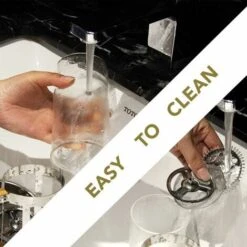 Caffettiera ITench Press, 350ml 12oz 1-2 Tazze ITench Press, Piccola Pressa Per Tè In Vetro Borosilicato Con Manico In Bambù 10 Caffettiera ITench Press, 350ml 12oz 1-2 Tazze ITench Press, Piccola Pressa Per Tè In Vetro Borosilicato Con Manico In Bambù -Elettrodomestici Negozio 97074224 4