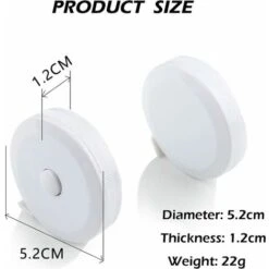 Metro A Nastro Per Cucire, Metro A Nastro Morbido Retrattile Automatico Per Abbigliamento In Pelle, Tessuto Per Cucire Corpo, Righello In Tessuto A Doppia Faccia, 60 Pollici/150 Cm, Bianco (2 Pezzi) -Elettrodomestici Negozio 97074693 5