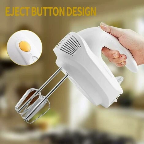 Sbattitore Elettrico Potente Sbattitore Elettrico Silenzioso ITusta Da Cucina Elettrica Multiuso A 5 Velocità , 2 ITuste E 2 Ganci Per Impastare In Acciaio Inossidabile Per Cuocere Torte E Cuocere 6 Sbattitore Elettrico Potente Sbattitore Elettrico Silenzioso ITusta Da Cucina Elettrica Multiuso A 5 Velocità , 2 ITuste E 2 Ganci Per Impastare In Acciaio Inossidabile Per Cuocere Torte E Cuocere - immagine 4