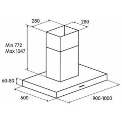 Turboair ARENA 60X100/LX/A/IX Cappa Aspirante Isola Acciaio Inox 750 Mⁿ/h -Elettrodomestici Negozio 97171288 3