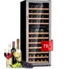 Klarstein Vinamour 73 Duo - Frigorifero Per Vini, 2 Zone, 192 L/73 Bottiglie, 5-18 °C, Touch -Elettrodomestici Negozio 97203084 1