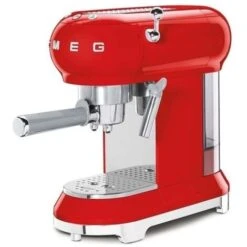 Smeg ECF01RDEU Estetica 50's Style Macchina Da Caffe' Espresso Capacita' 1 Litro Potenza 1350 W 2 Tazze Rosso -Elettrodomestici Negozio 97235251 2