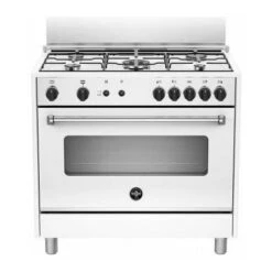 La Germania AMN965GXV Serie Americana Cucina 5 Fuochi Gas Forno Gas Ventilato 90 Cm Inox Cromato -Elettrodomestici Negozio 97246412 3