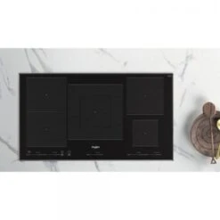Whirlpool WT 1090 BA Nero Da Incasso 90 Cm Piano Cottura A Induzione 5 Fornello(i)