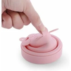 Coppetta In Silicone Pieghevole Coppetta Sterilizzante Pieghevole Per Coppette Mestruali E Conservazione Della Coppetta - Pieghevole Per I Viaggi -Elettrodomestici Negozio 98114435 4