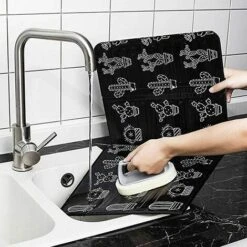 Proteggi Schermo Pieghevole Per Cucina Paraschizzi Pieghevole In Alluminio Paraschizzi Cucina Paraschizzi Pieghevole Per Cucina Proteggi Schermo Per Piano Cottura Backsplash 2 Pezzi Nero -Elettrodomestici Negozio 98117719 4