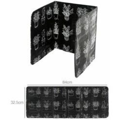 Proteggi Schermo Pieghevole Per Cucina Paraschizzi Pieghevole In Alluminio Paraschizzi Cucina Paraschizzi Pieghevole Per Cucina Proteggi Schermo Per Piano Cottura Backsplash 2 Pezzi Nero -Elettrodomestici Negozio 98117719 5