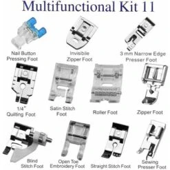 11 Set Di Piedini Per Macchine Da Cucire Domestiche Per Accessori Per Macchine Da Cucire Domestiche Brother Singer Toyota -Elettrodomestici Negozio 98120624 3