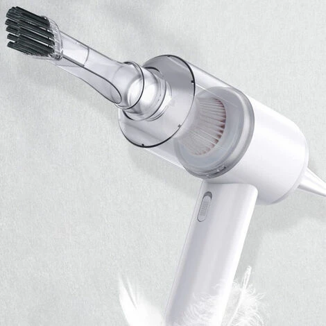 Aspirapolvere E Soffiatore D'aria Senza Fili 2 In 1 2000PA Mini Collettore Di Polveri Portatile Per Interni Auto Da Ufficio A Casa (nero) 5 Aspirapolvere E Soffiatore D'aria Senza Fili 2 In 1 2000PA Mini Collettore Di Polveri Portatile Per Interni Auto Da Ufficio A Casa (nero) - immagine 3