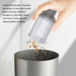 Aspirapolvere E Soffiatore D'aria Senza Fili 2 In 1 2000PA Mini Collettore Di Polveri Portatile Per Interni Auto Da Ufficio A Casa (nero) 11 Aspirapolvere E Soffiatore D'aria Senza Fili 2 In 1 2000PA Mini Collettore Di Polveri Portatile Per Interni Auto Da Ufficio A Casa (nero) -Elettrodomestici Negozio 98127798 5