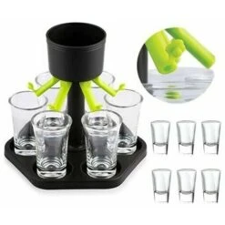 6-lotto Di Distributori Di Liquidi E Supporto In Plastica Per Il Riempimento Di Bevande, Birra E Bevande