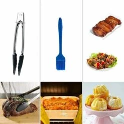 Accessori Per Friggitrice Ad Aria Da 6 '' 8 Pezzi, Kit Di Accessori Per Friggitrice Ad Aria Calda Universale Per E Tutte Le Friggitrici Ad Aria MaASDues (2.3-3.2L), Kueatily -Elettrodomestici Negozio 98386094 5