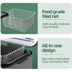 Friggitrice Elettrica Domestica 220V / 1000W Riscaldatore Automatico Incorporato In Acciaio Inossidabile Da 2,5 Litri You Tiao Macchina Per Patatine Fritte -Elettrodomestici Negozio 98707047 4