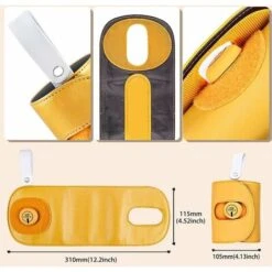 Scaldabiberon Da 1 Pz, Scaldabiberon USB Portatile Da Viaggio Termostato Per Riscaldamento Copertura Per La Cura Del Bambino (senza Biberon, Verde) -Elettrodomestici Negozio 98708617 5