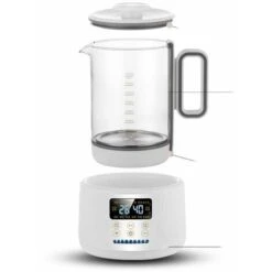 Scaldalatte Da 1,5 Litri Di Grande Capacità, Temperatura Costante, Riscaldamento Elettrico, Pentola Per La Salute, Bollitore Per Balsamo Per Latte Per Bambini Tre In Uno, Bianco -Elettrodomestici Negozio 98711262 2