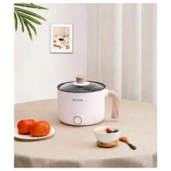 Fornello Di Riso Multifunzionale In Acciaio Inossidabile Da 1,5 Litri Fornello Di Riso Multifunzionale/Studio/Hotel/Campeggio/Ufficio Fornello Di Riso Portatile，Bianco -Elettrodomestici Negozio 98718895 3