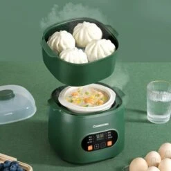 Mini Fornello Elettrico Piccolo Fornello Elettrico, 1L, 200WVerde -Elettrodomestici Negozio 98718993 3