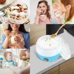 Yogurtiera Elettrica, 220V 1.2L Macchina Per La Produzione Di Yogurt Per Crema Elettrica Automatica Domestica Strumento Per La Produzione Di Yogurt (Arancione) -Elettrodomestici Negozio 98721041 4
