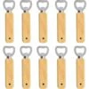 Apribottiglie Apribottiglie, 10 Pezzi Apribottiglie Per Birra Con Manico In Legno Apribottiglie Portatile Durevole In Legno Naturale