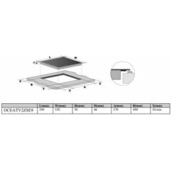 OCEANIC - Piano Cottura In Vetroceramica In Ceramica - 2900 W. -Elettrodomestici Negozio 99459471 4