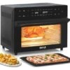Forno Friggitrice Ad Aria Calda 30Lt Digitale 1800W Frigge Cuoce Senza Olio Nero 1 Forno Friggitrice Ad Aria Calda 30Lt Digitale 1800W Frigge Cuoce Senza Olio Nero -Elettrodomestici Negozio 99493000 1