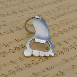 Apribottiglie Apribottiglie Con Portachiavi In Metallo Accessorio Pratico Apribottiglie Strumento Portatile, A Mano, -Elettrodomestici Negozio 99778782 5